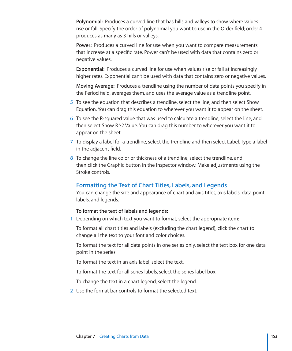 Apple Numbers '09 User Manual | Page 153 / 254