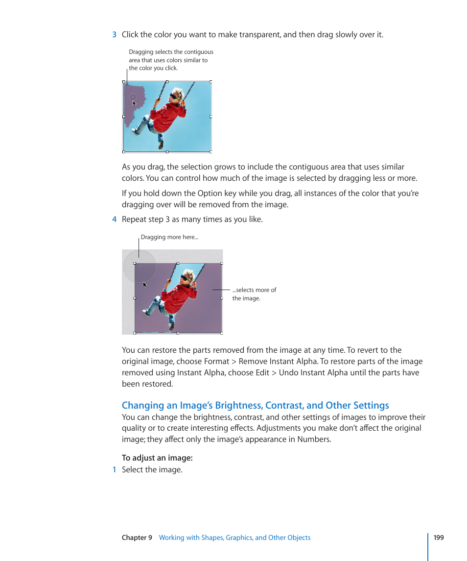 Apple Numbers '09 User Manual | Page 199 / 254