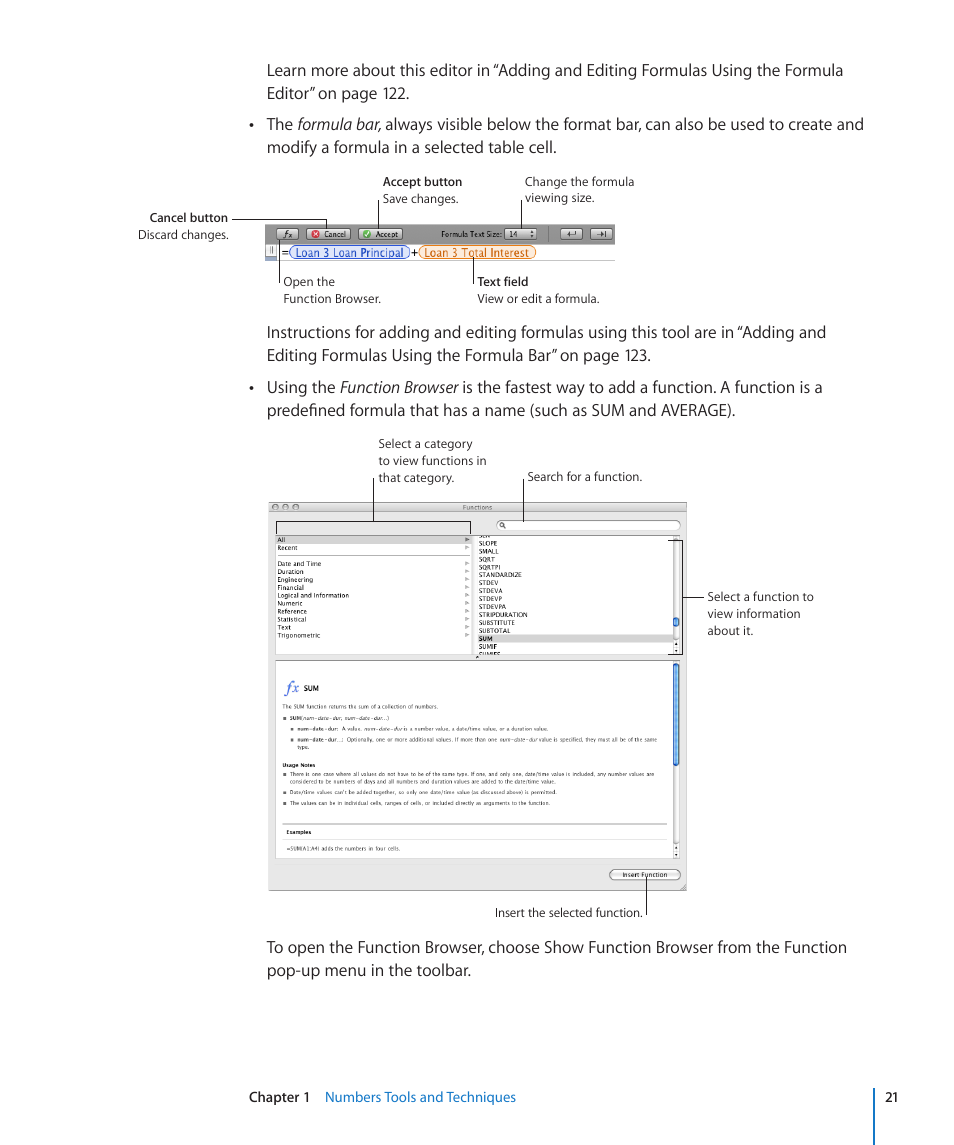 Apple Numbers '09 User Manual | Page 21 / 254