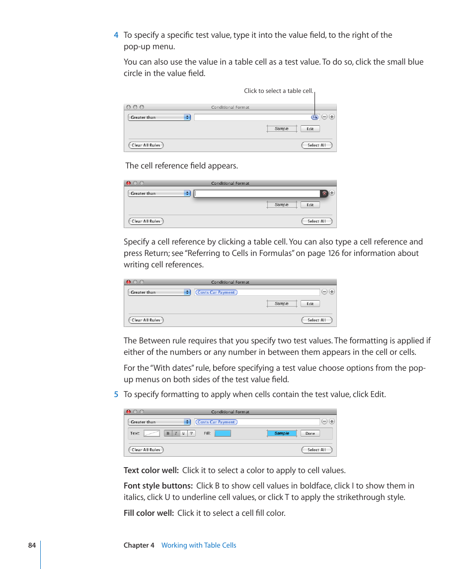 Apple Numbers '09 User Manual | Page 84 / 254