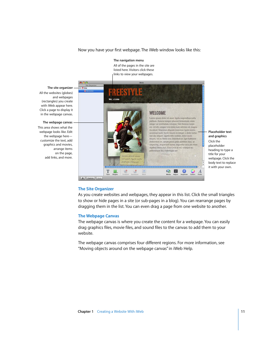 Apple iWeb User Manual | Page 11 / 37
