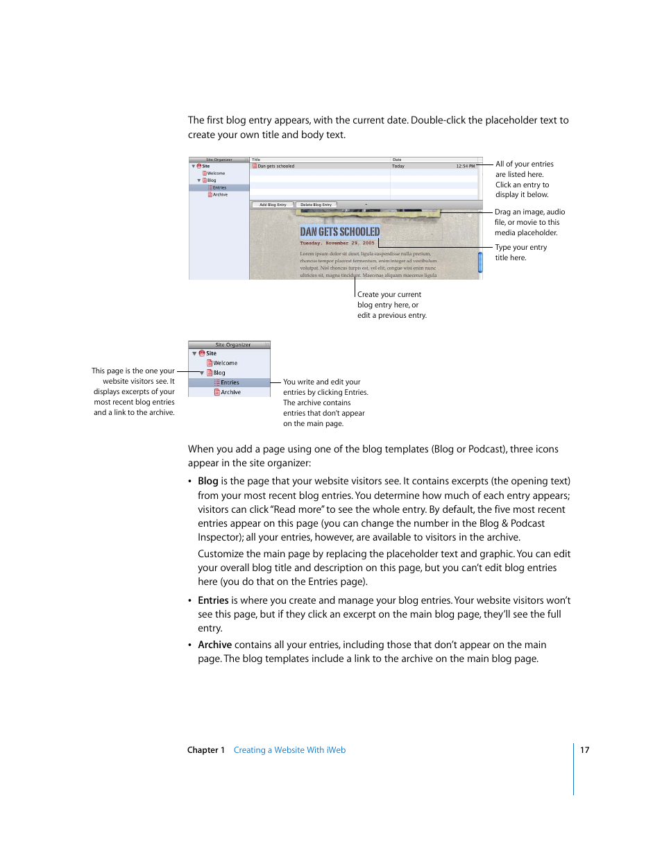 Apple iWeb User Manual | Page 17 / 37