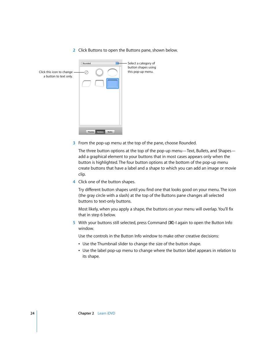 Apple iDVD '08 User Manual | Page 24 / 35