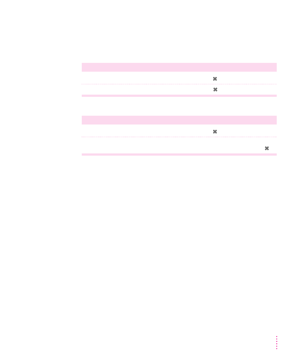 Special key combinations | Apple PowerBook (2400c) User Manual | Page 139 / 159