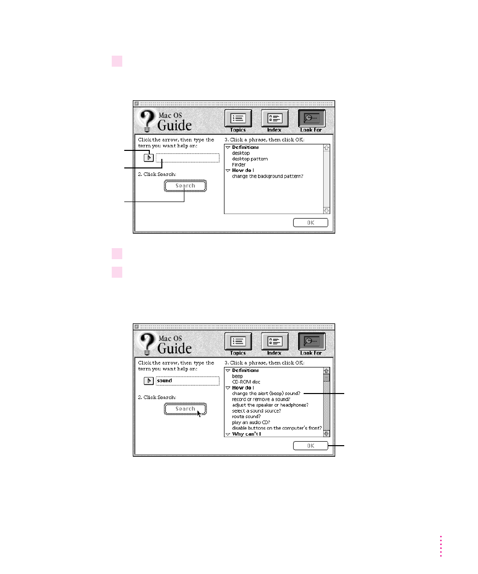 Getting answers with the look for button | Apple PowerBook (2400c) User Manual | Page 31 / 159