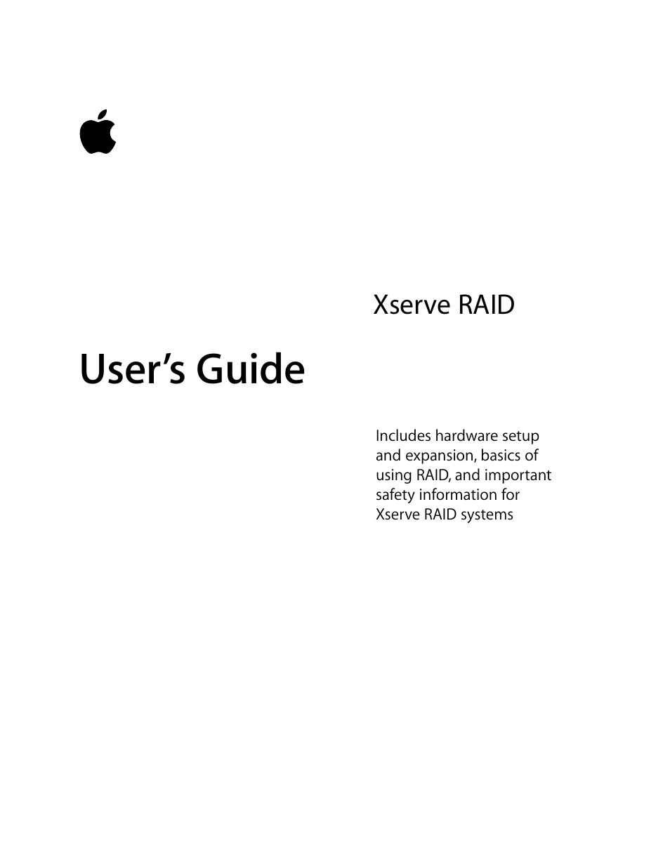 Apple Xserve RAID User Manual | 92 pages