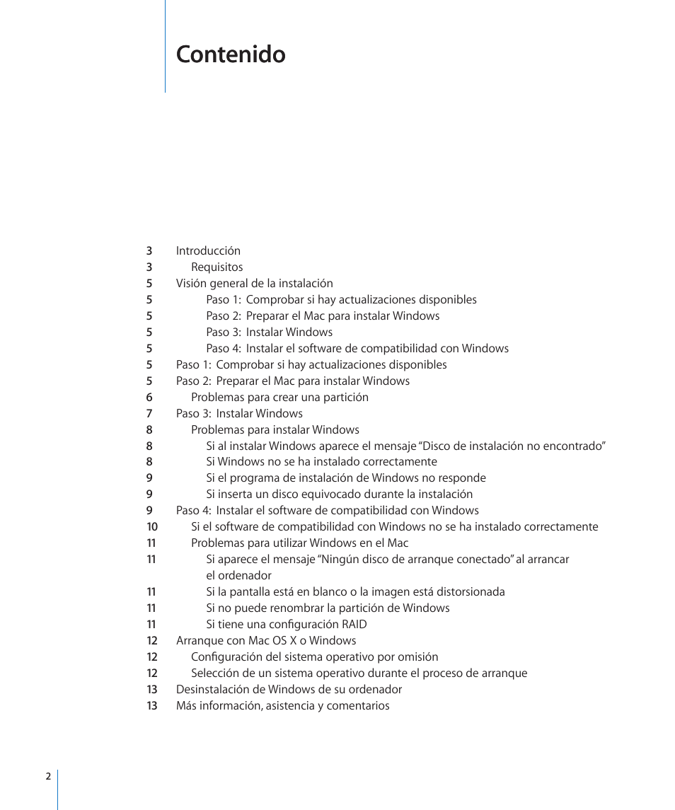 Apple Boot Camp (OS X Lion) User Manual | Page 2 / 14