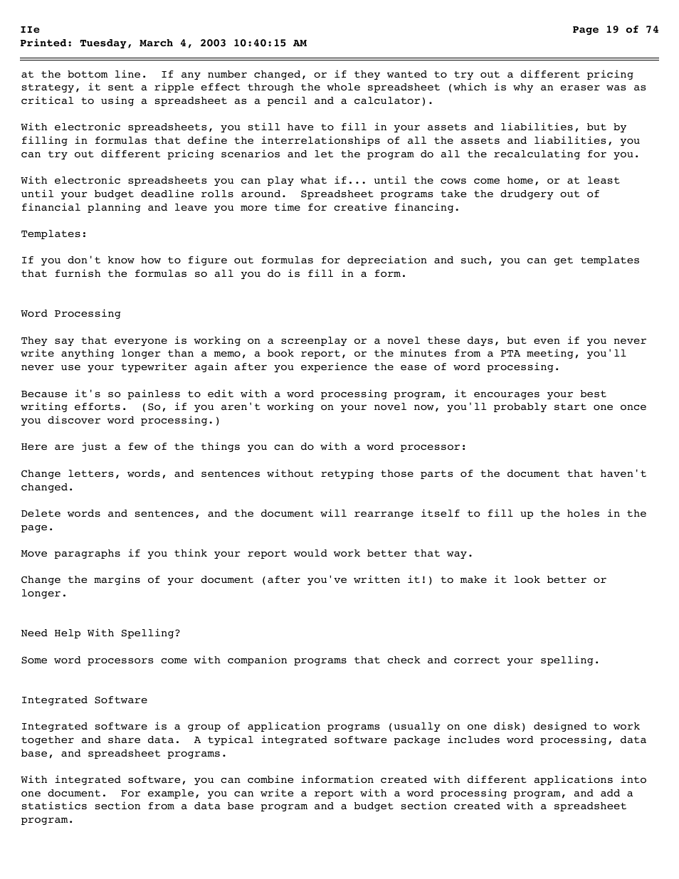 Apple IIe User Manual | Page 19 / 74