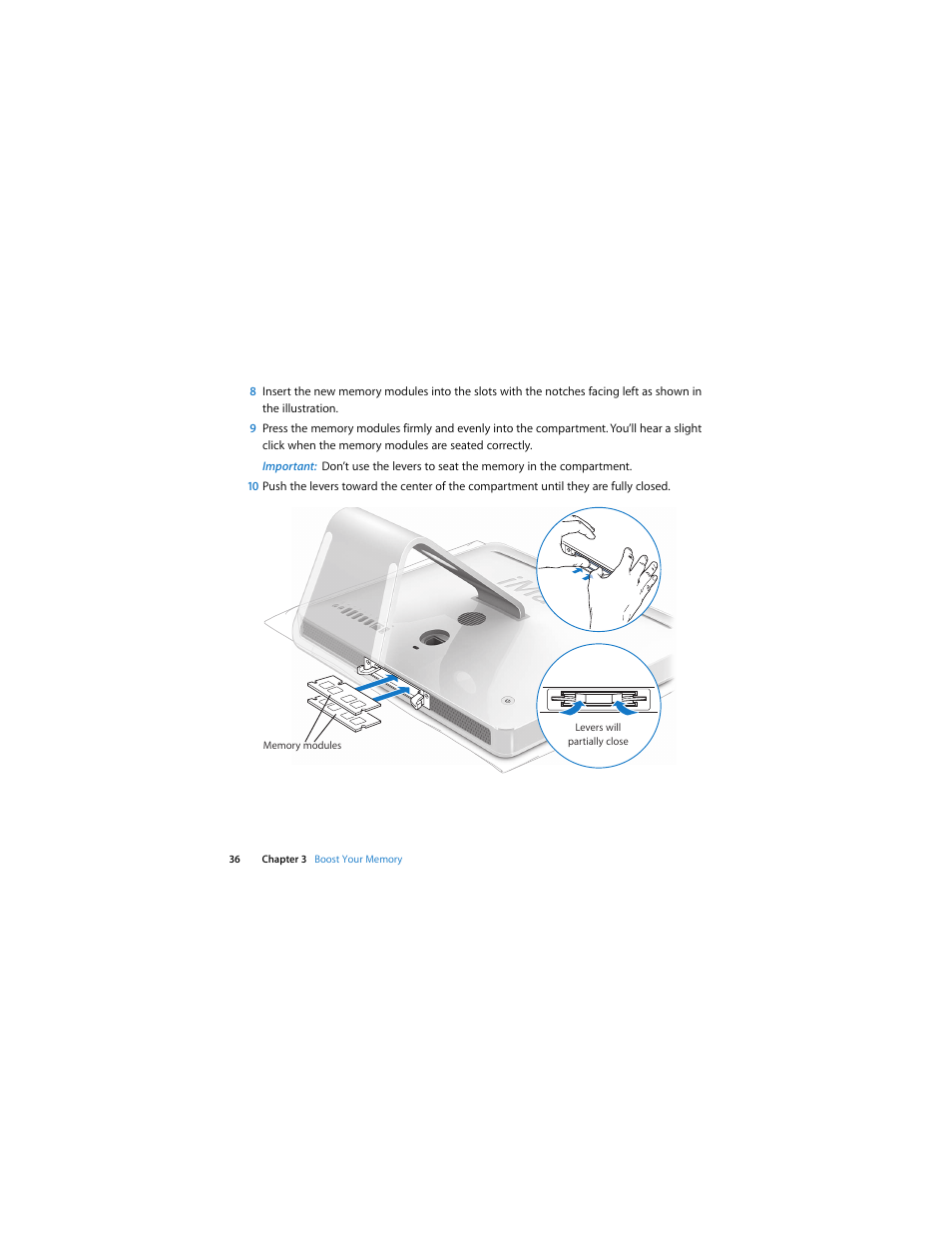 Apple iMac (Intel-based, Late 2006) User Manual | Page 36 / 76