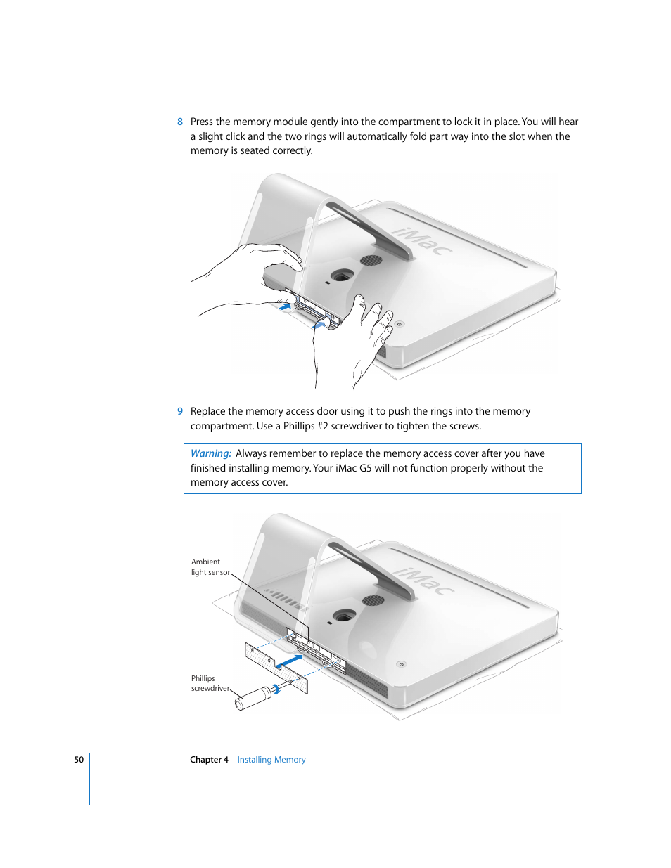 Apple iMac G5 (iSight) User Manual | Page 50 / 96