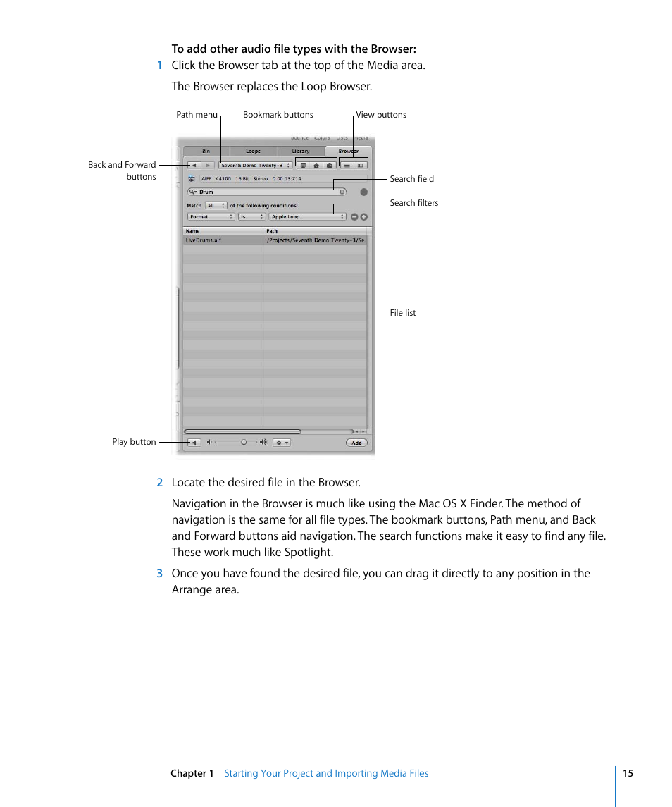 Apple Logic Pro 8 Getting Started User Manual | Page 15 / 111