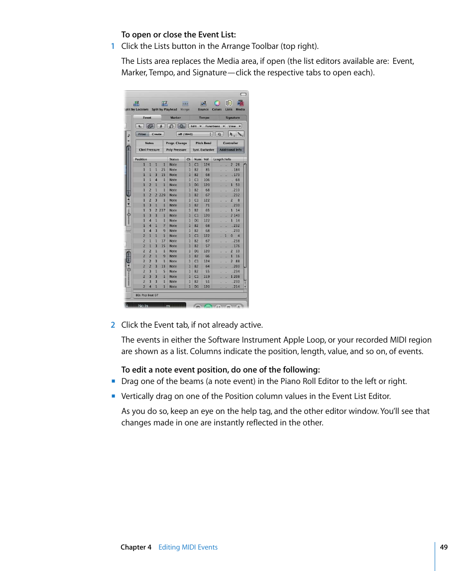 Apple Logic Pro 8 Getting Started User Manual | Page 49 / 111