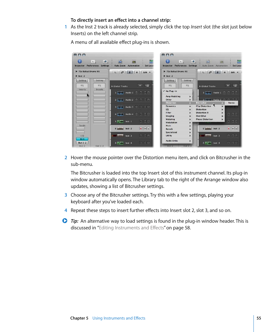 Apple Logic Pro 8 Getting Started User Manual | Page 55 / 111