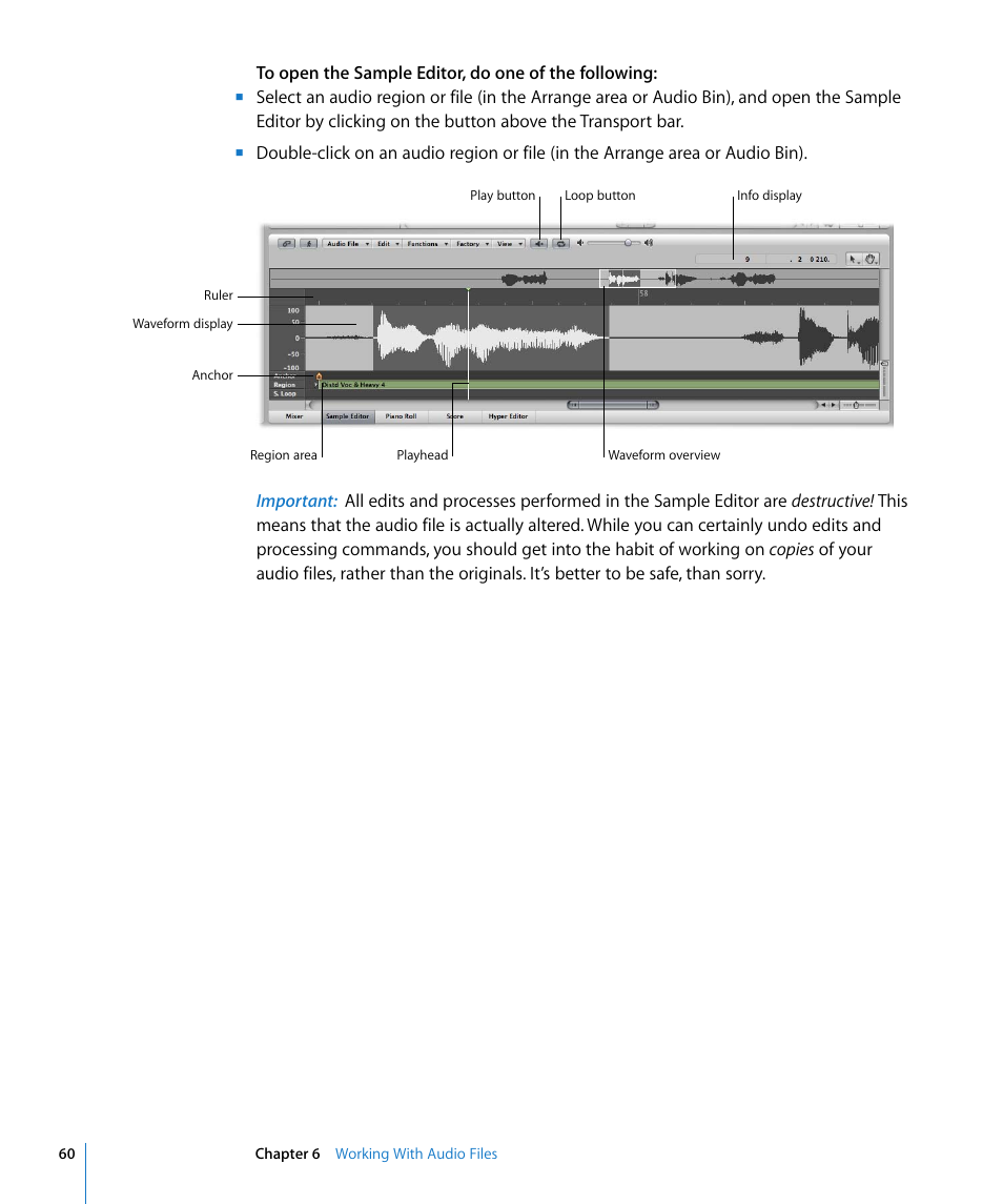 Apple Logic Pro 8 Getting Started User Manual | Page 60 / 111