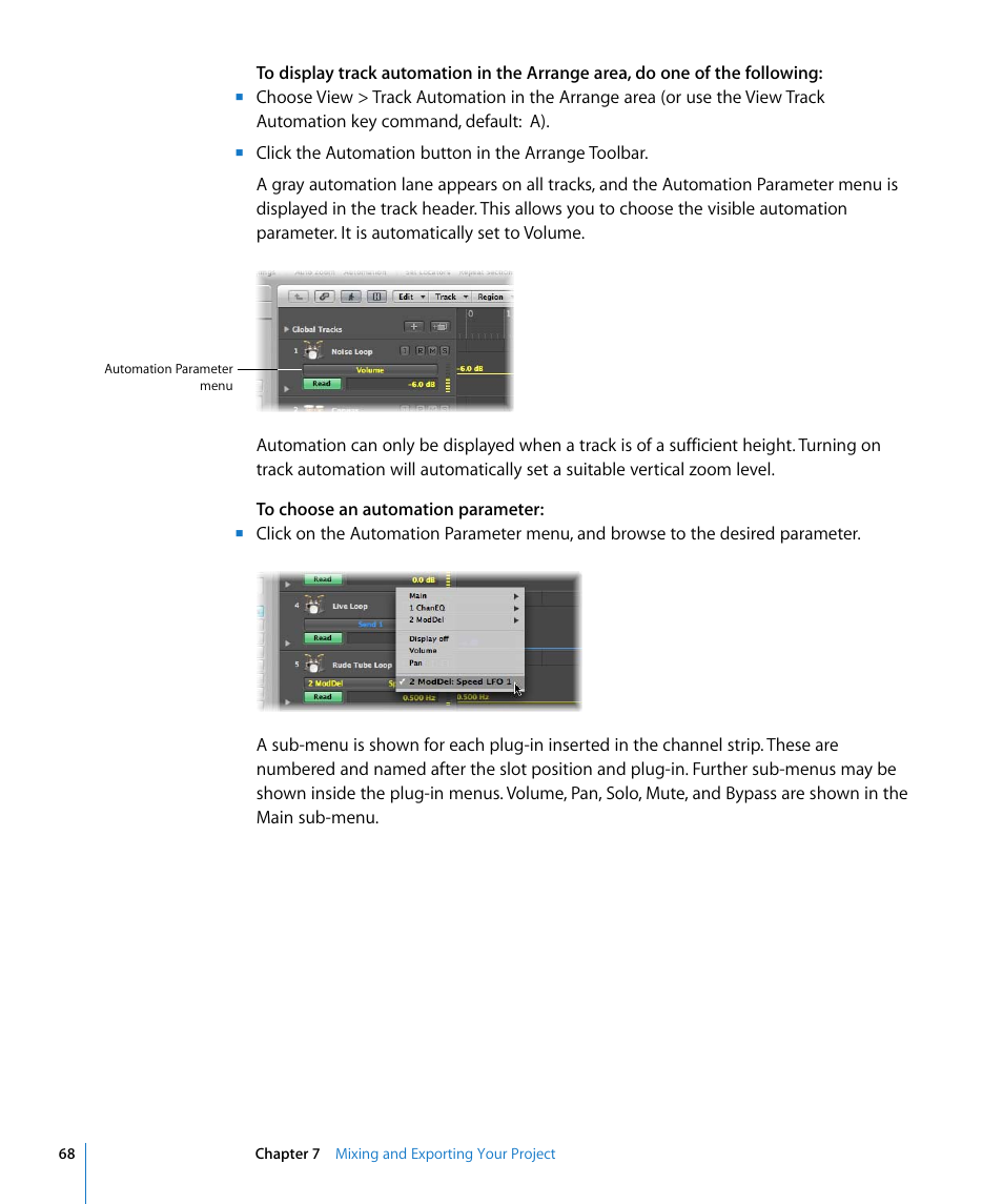 Apple Logic Pro 8 Getting Started User Manual | Page 68 / 111