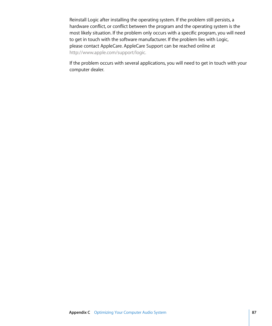 Apple Logic Pro 8 Getting Started User Manual | Page 87 / 111