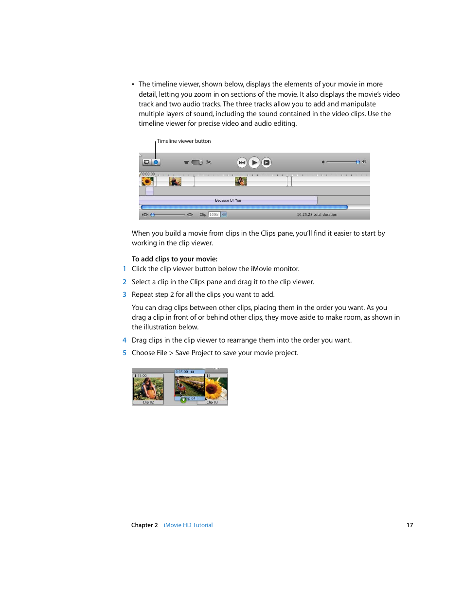 Apple iMovie HD 6 User Manual | Page 17 / 47