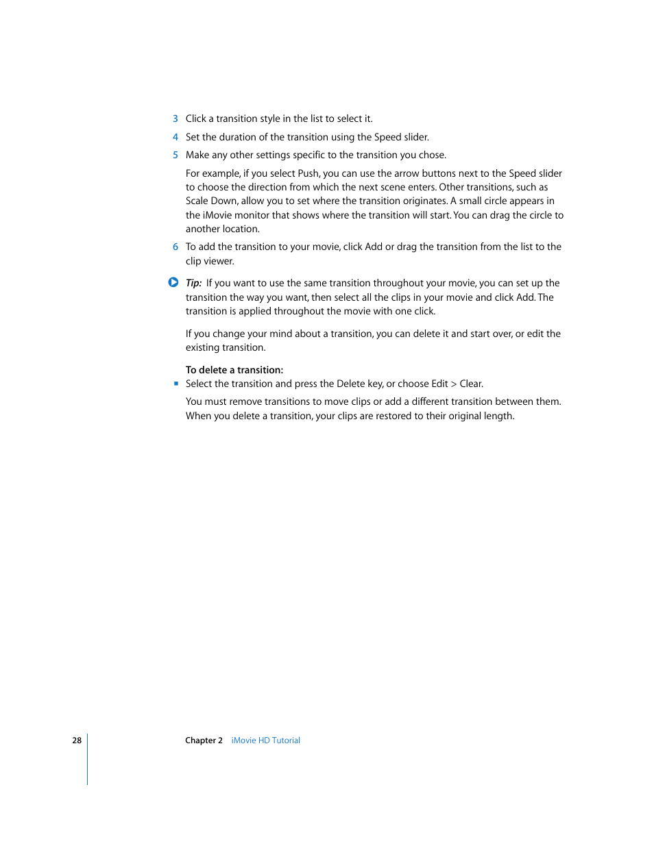 Apple iMovie HD 6 User Manual | Page 28 / 47