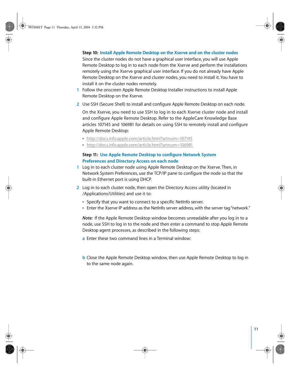 Apple Shake (Qmaster 1.2) Distributed Rendering (10.3) User Manual | Page 11 / 18