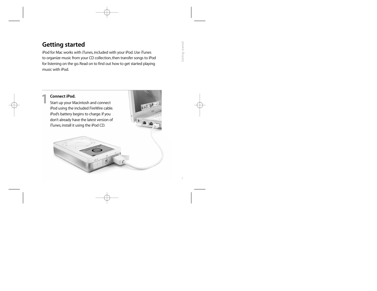 Getting started | Apple iPod (Original) User Manual | Page 5 / 38