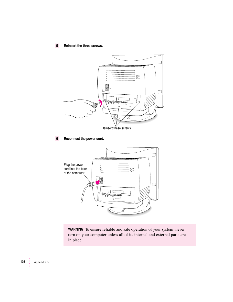 Apple Macintosh Performa 5400 Series User Manual | Page 137 / 184