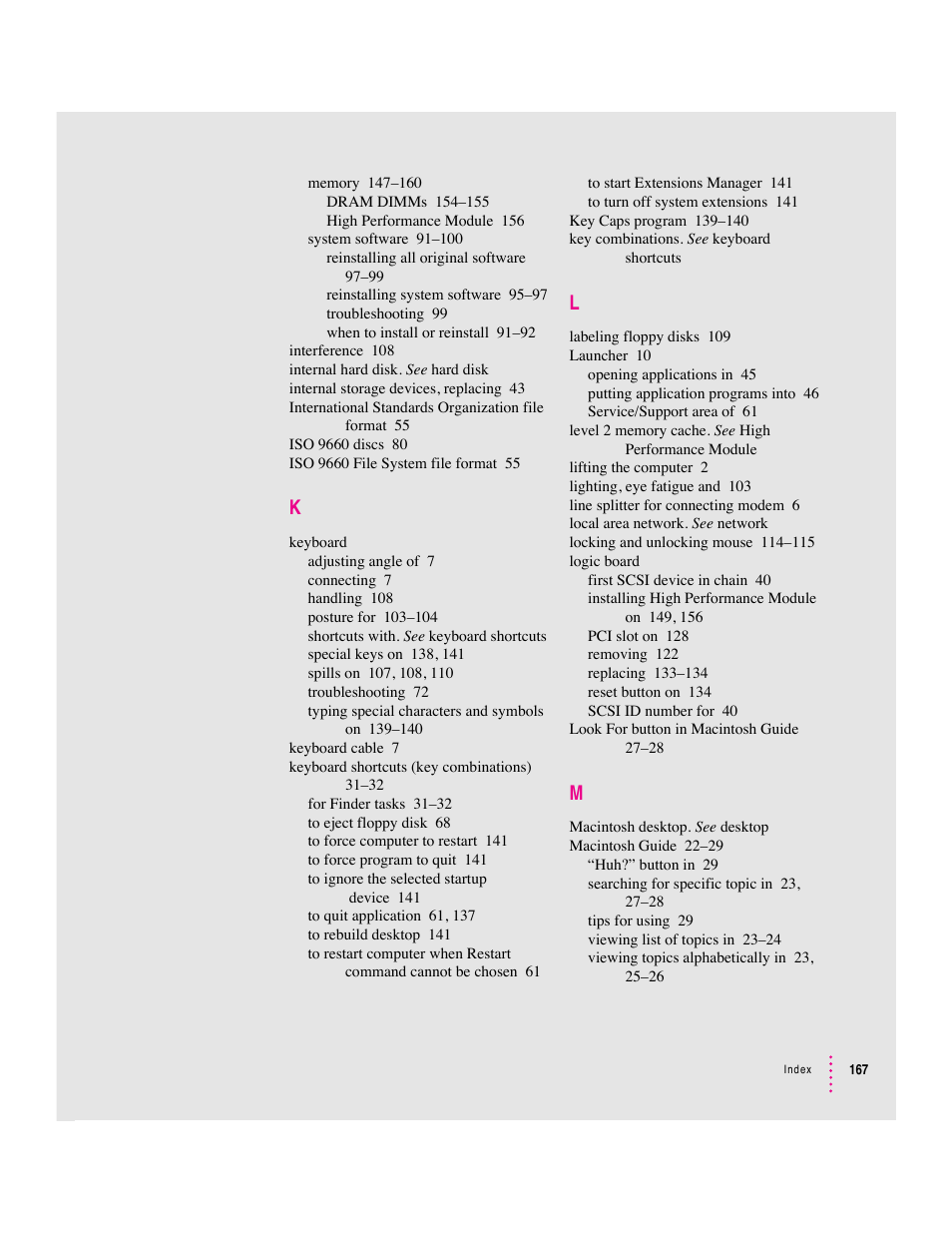 Apple Macintosh Performa 5400 Series User Manual | Page 168 / 184