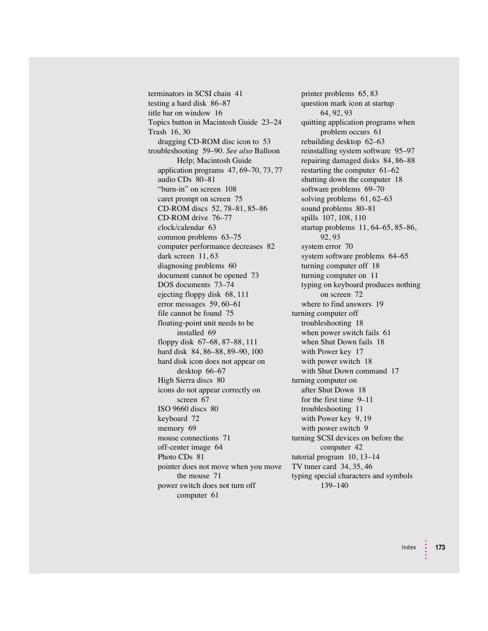 Apple Macintosh Performa 5400 Series User Manual | Page 174 / 184