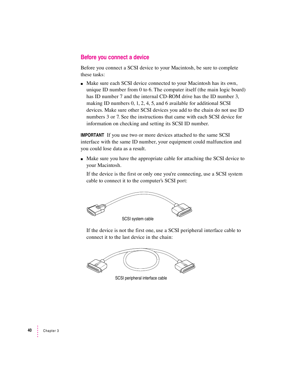 Before you connect a device | Apple Macintosh Performa 5400 Series User Manual | Page 41 / 184