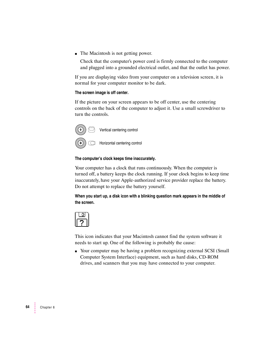 Apple Macintosh Performa 5400 Series User Manual | Page 65 / 184