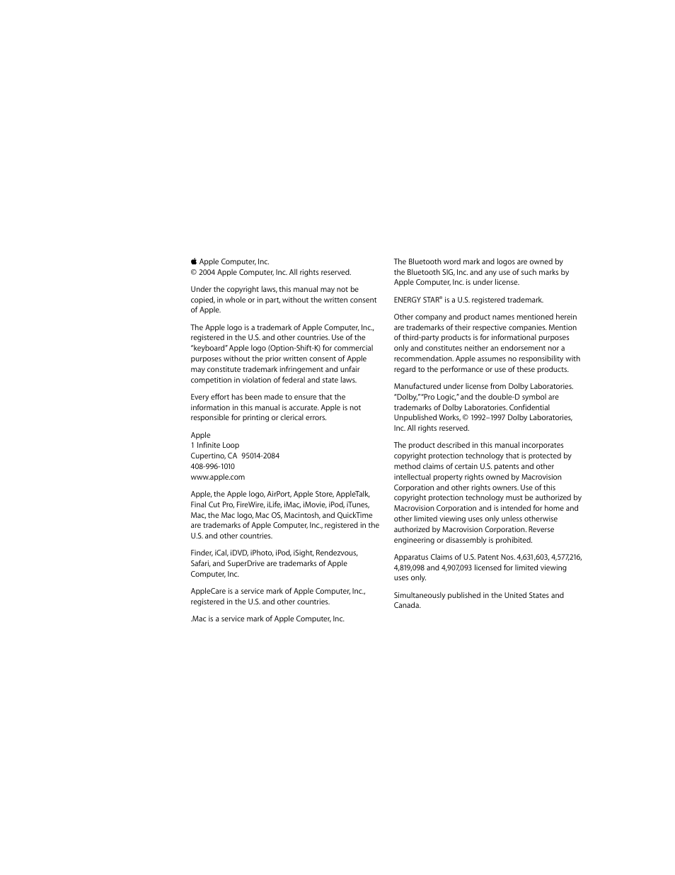 Apple iMac G5 User Manual | Page 2 / 96