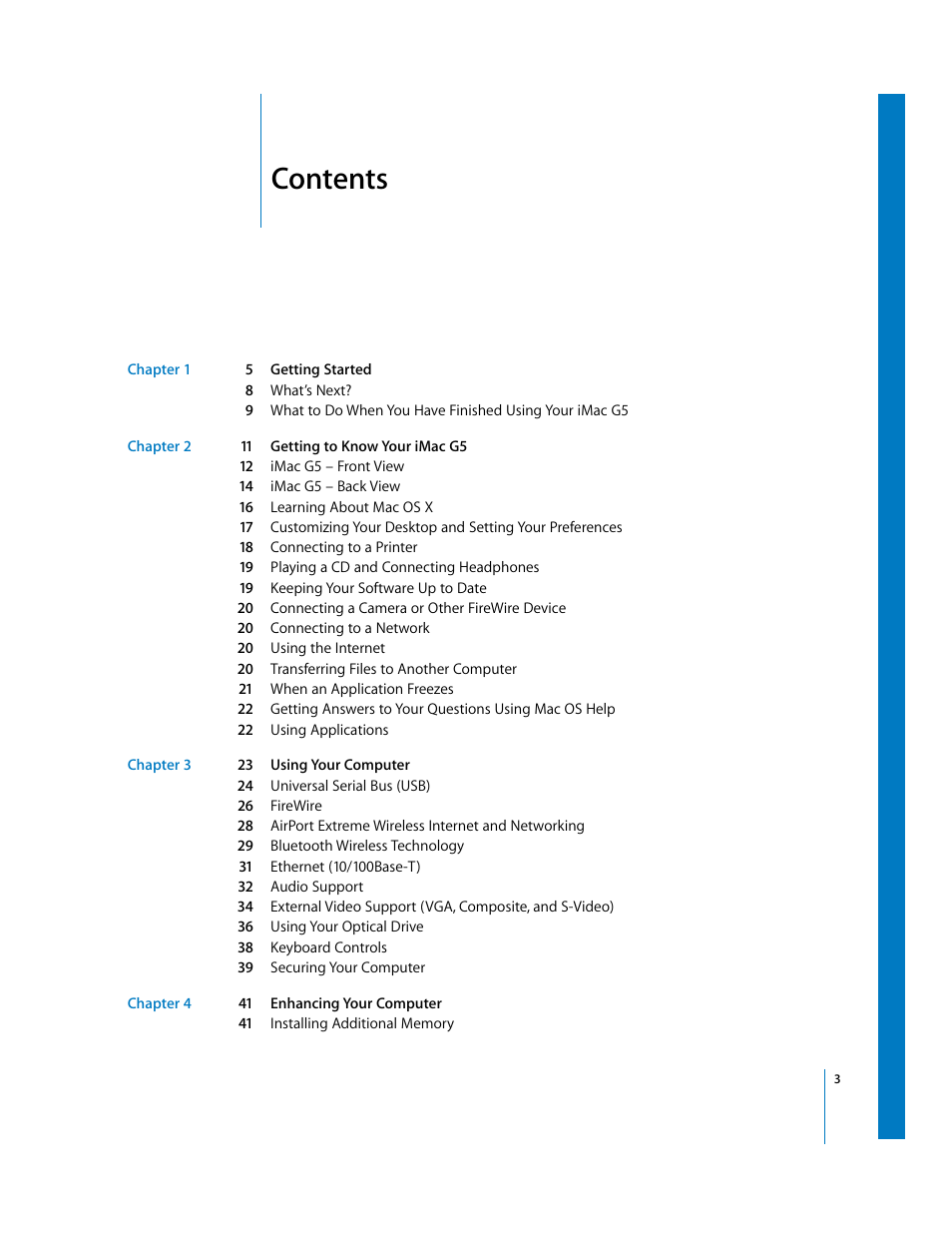 Apple iMac G5 User Manual | Page 3 / 96