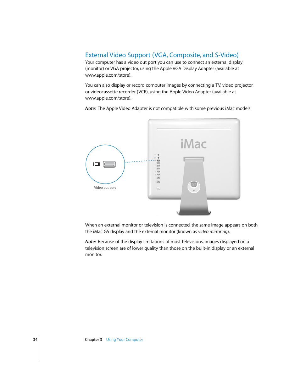 Apple iMac G5 User Manual | Page 34 / 96