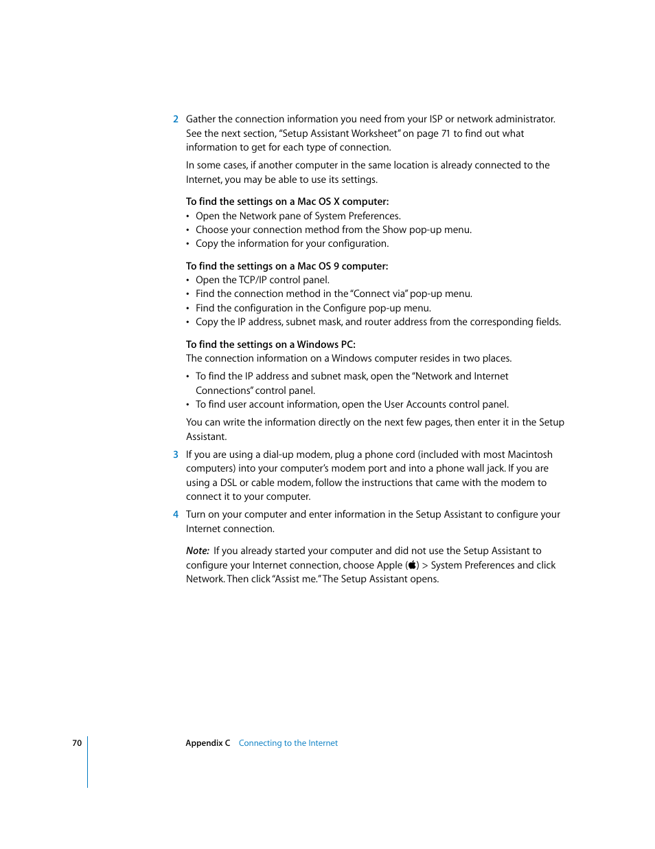 Apple iMac G5 User Manual | Page 70 / 96