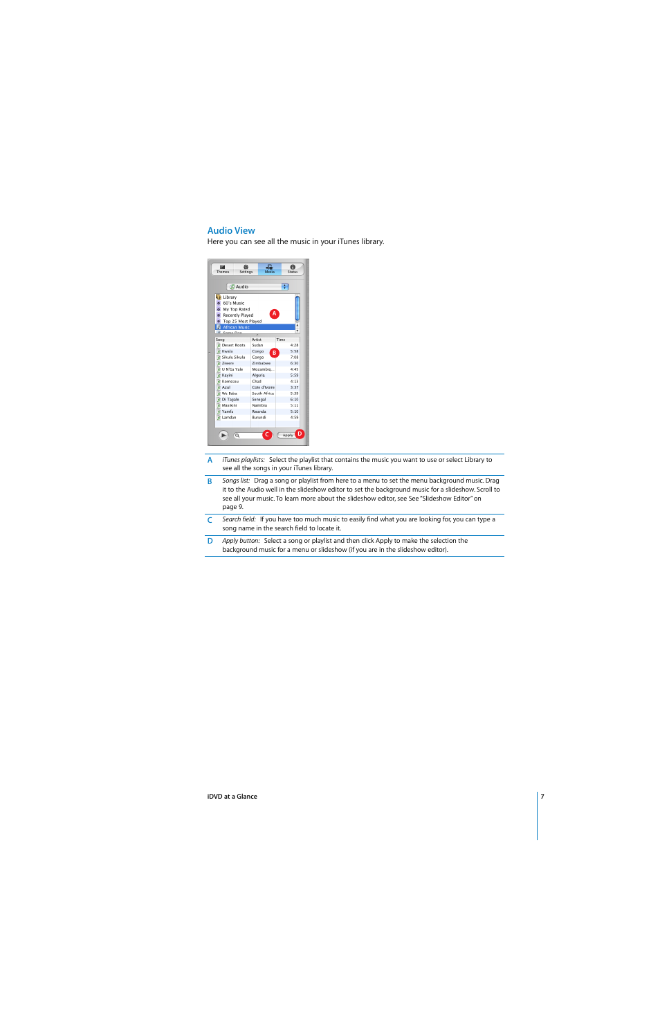 Apple iDVD at a Glance User Manual | Page 7 / 10