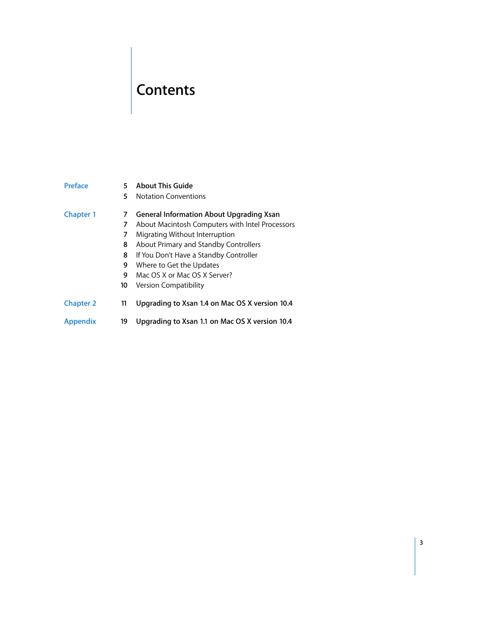 Apple Xsan (upgrading to Xsan 1.4) User Manual | Page 3 / 24