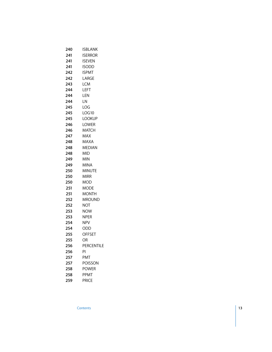 Apple Numbers '08 User Manual | Page 13 / 295
