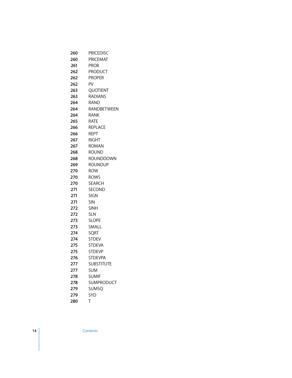 Apple Numbers '08 User Manual | Page 14 / 295