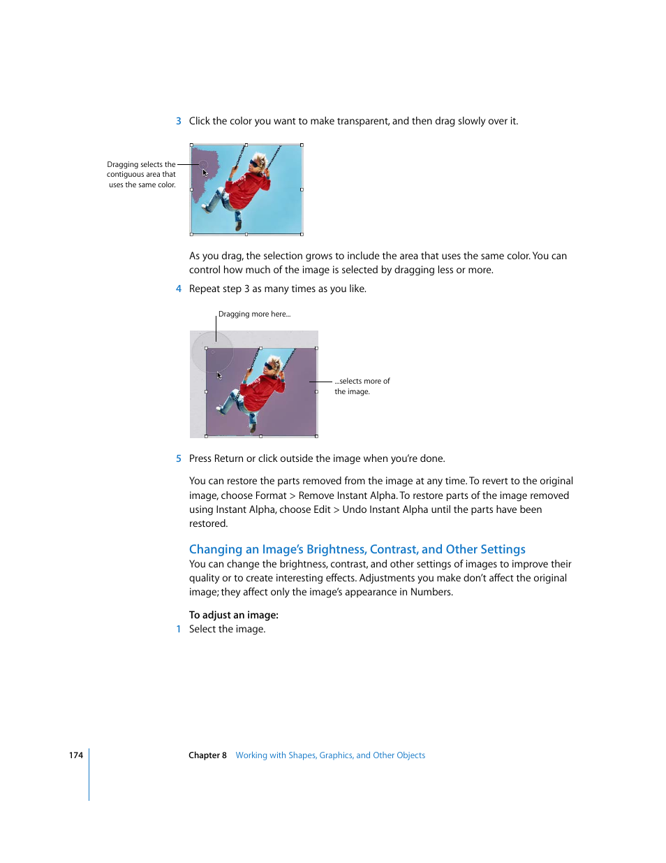 Apple Numbers '08 User Manual | Page 174 / 295