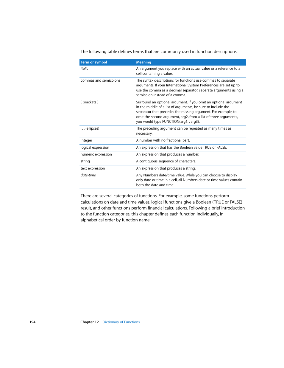 Apple Numbers '08 User Manual | Page 194 / 295