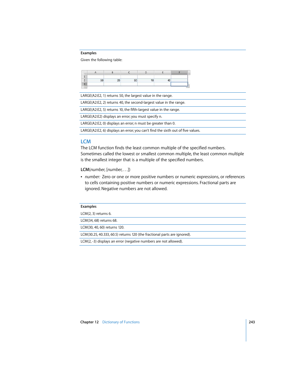 Apple Numbers '08 User Manual | Page 243 / 295