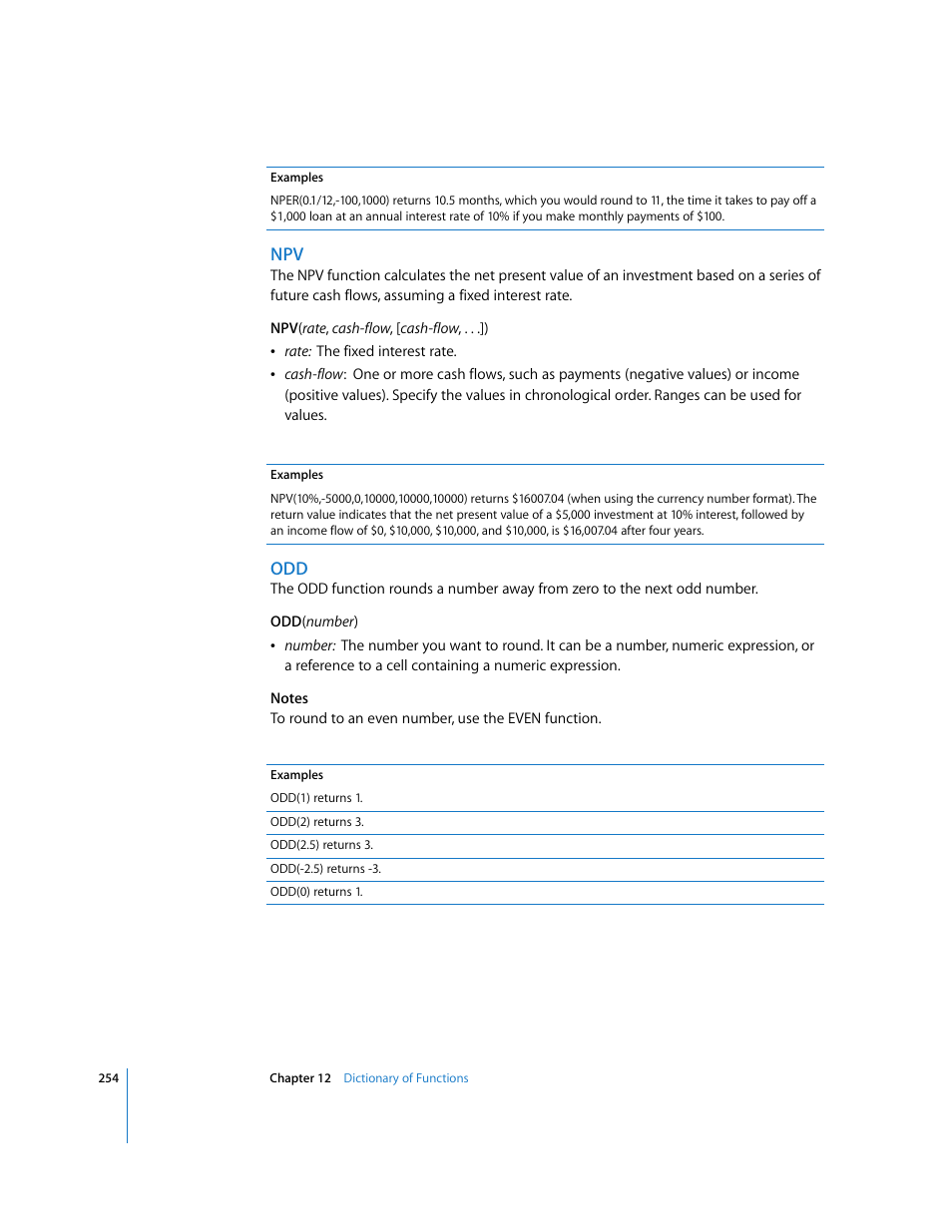 Apple Numbers '08 User Manual | Page 254 / 295