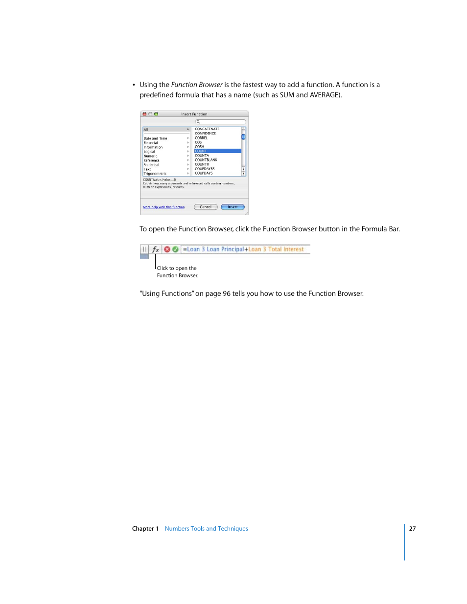 Apple Numbers '08 User Manual | Page 27 / 295