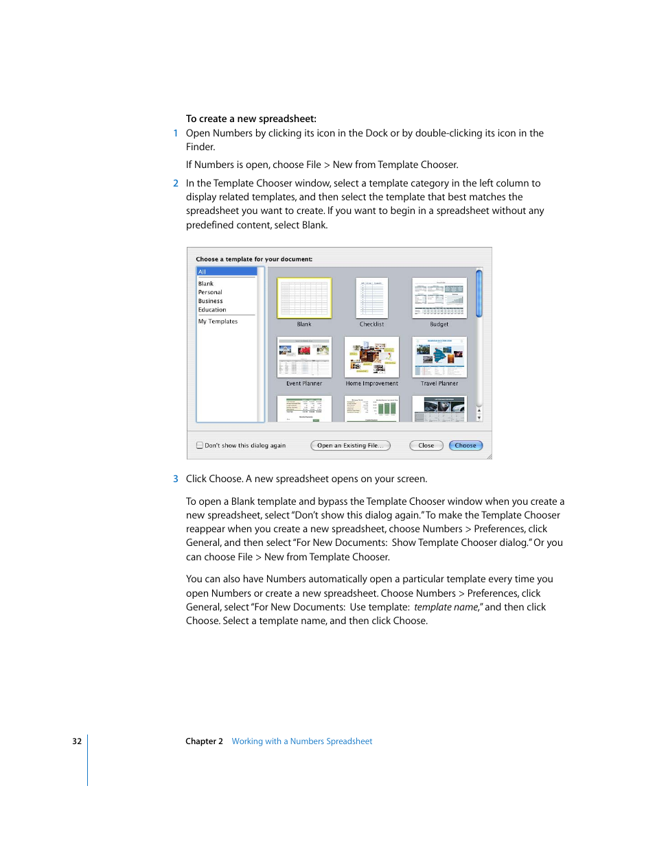 Apple Numbers '08 User Manual | Page 32 / 295