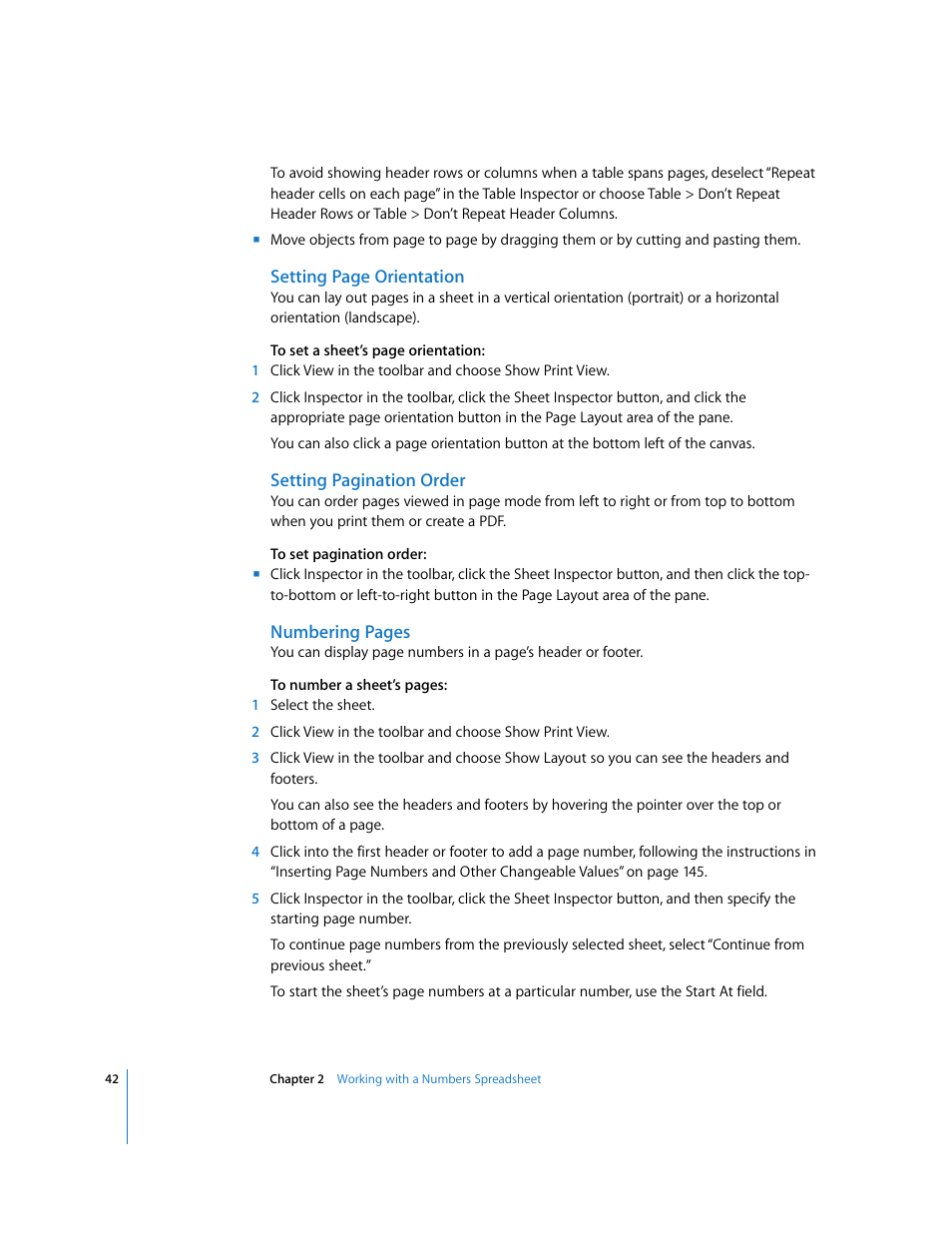 Apple Numbers '08 User Manual | Page 42 / 295