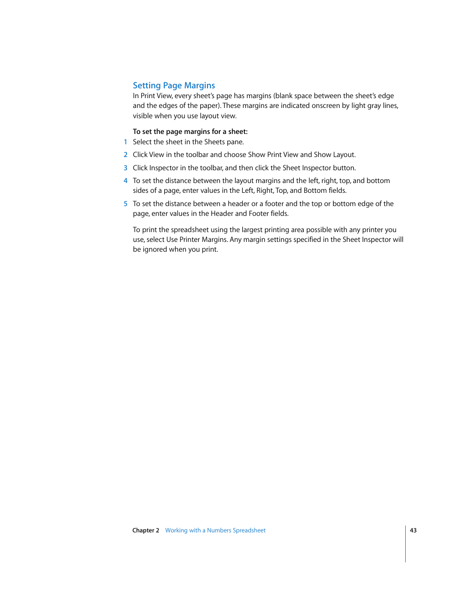 Apple Numbers '08 User Manual | Page 43 / 295