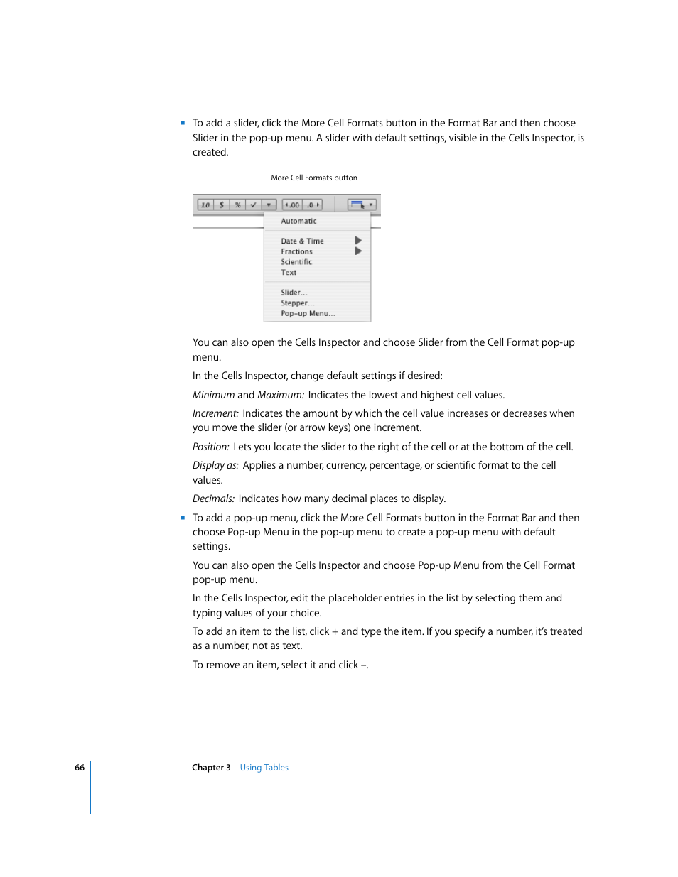 Apple Numbers '08 User Manual | Page 66 / 295