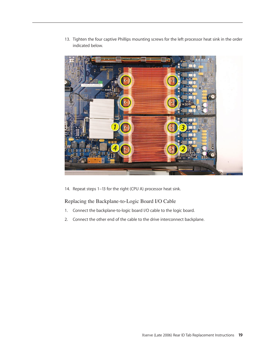 Apple Xserve Intel (Late 2006) DIY Procedure for Rear ID Tab User Manual | Page 19 / 22
