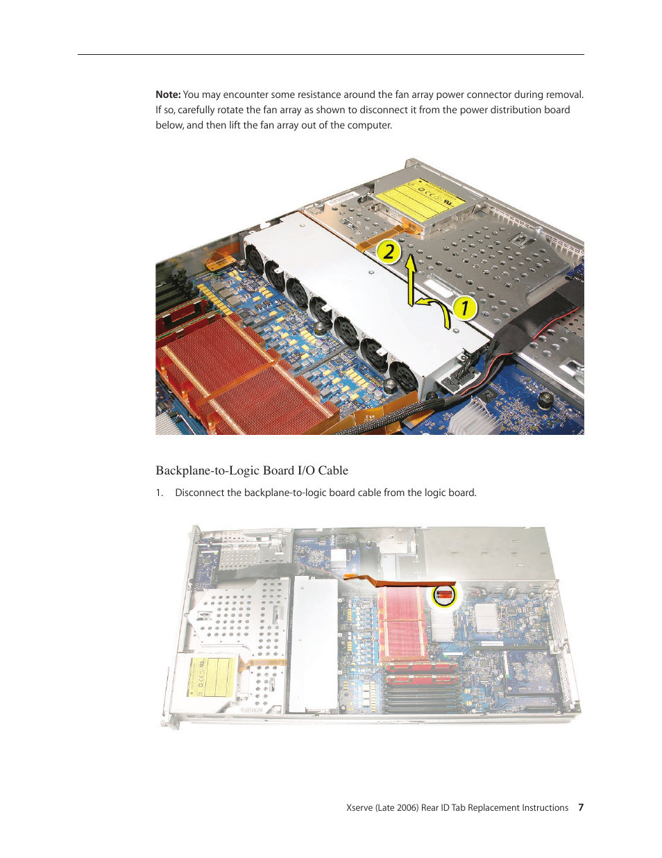 Apple Xserve Intel (Late 2006) DIY Procedure for Rear ID Tab User Manual | Page 7 / 22