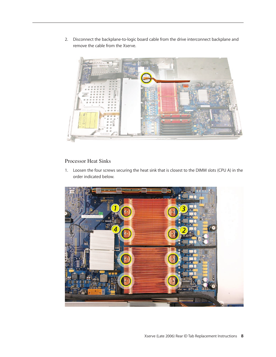 Apple Xserve Intel (Late 2006) DIY Procedure for Rear ID Tab User Manual | Page 8 / 22