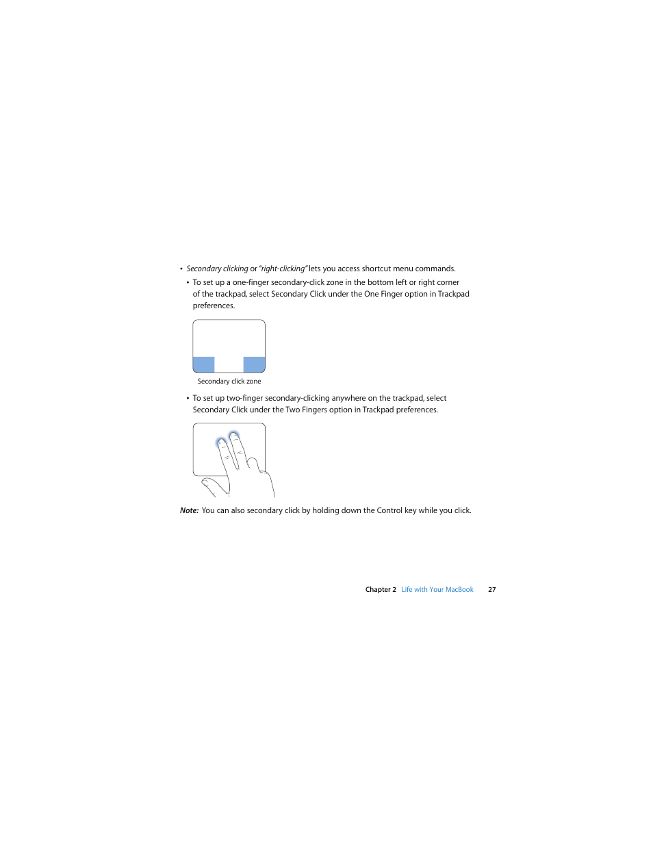 Apple MacBook (13-inch, Late 2009) User Manual | Page 27 / 88